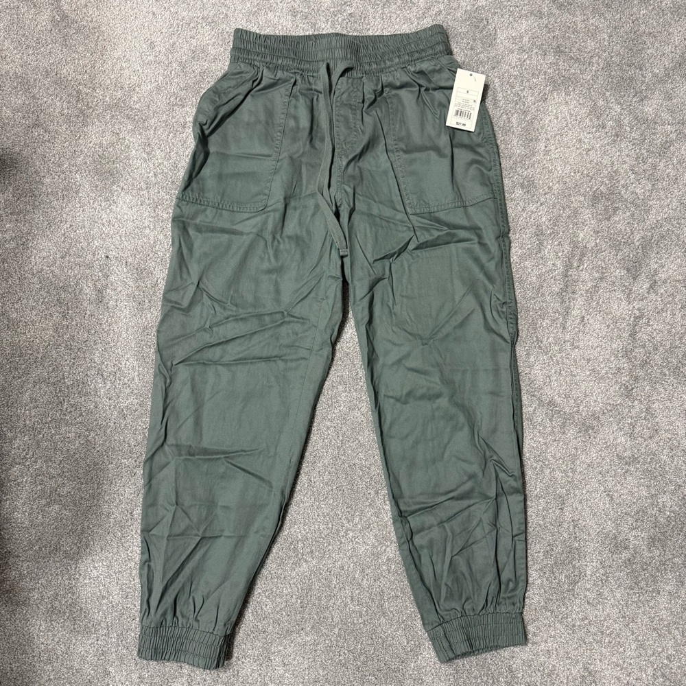 A New Day Women’s Joggers - sage green/teal green, size small